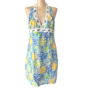 Lilly Pulitzer Pink Label Vintage Halter Dress